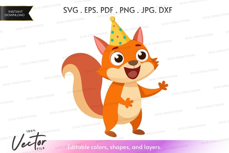 Squirrel Clipart Image 24