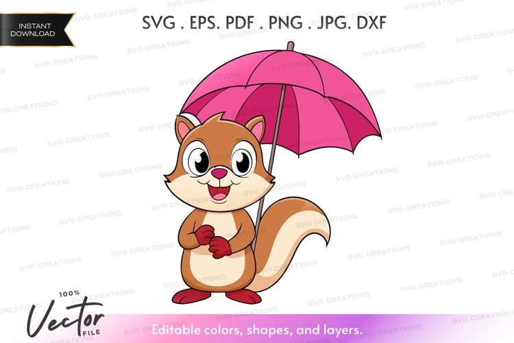 Umbrella Vector Image 19