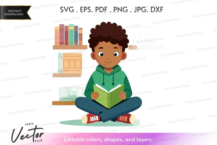 Reading boy