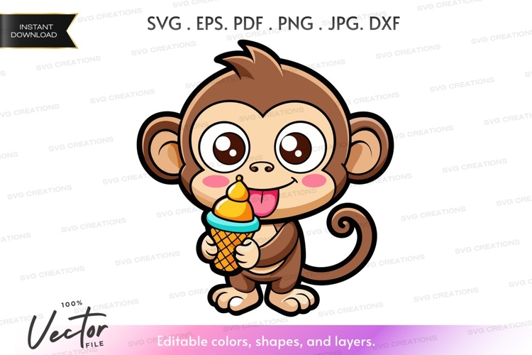 Cute Ice Cream Clipart Image 24