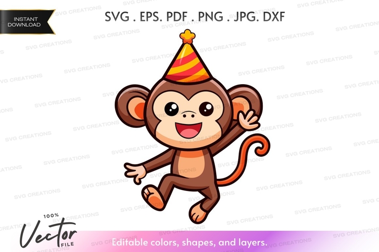 Monkey Clipart Image 8