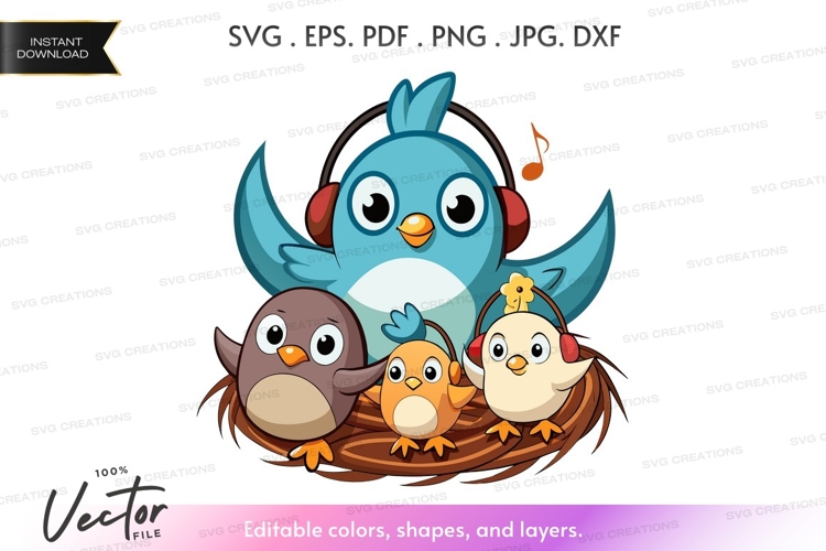 Bird Nest Clipart Image 21