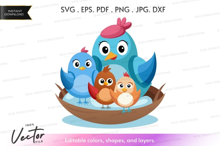 Bird Nest Clipart Image 18
