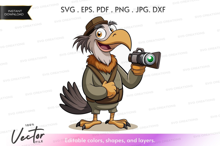 Adventurous bird photographer