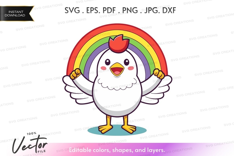 Chicken Clipart Image 24