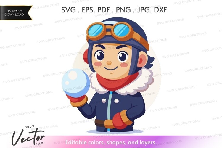 Adventurous aviator boy example image 1