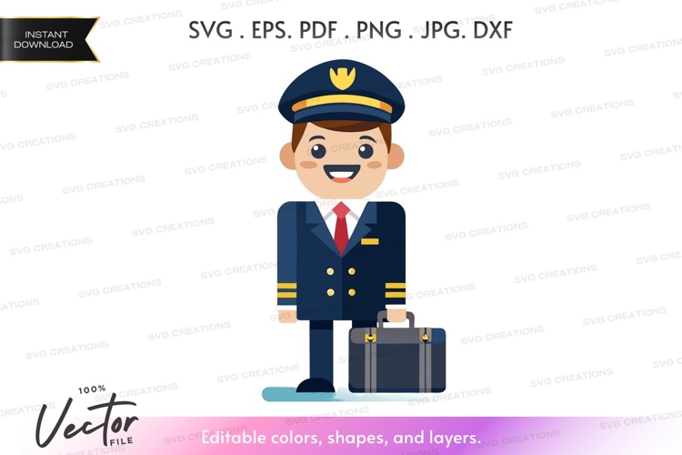 Aviator Clipart Image 3