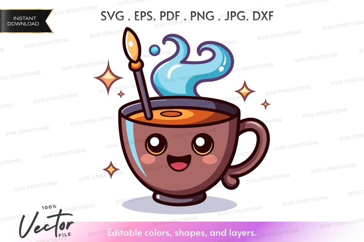 Magical coffee cup