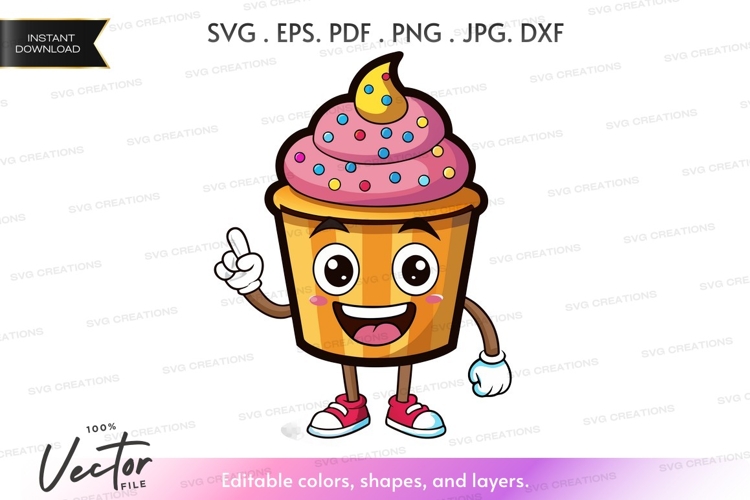 Cartoon Cupcake  Image 17