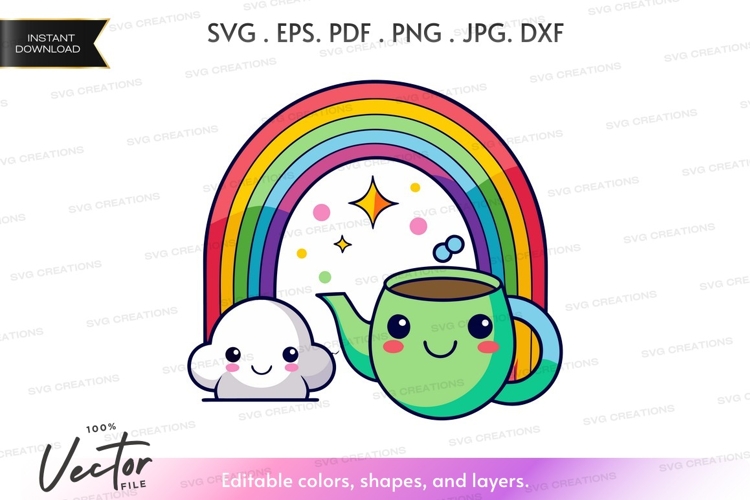 Cute Cloud Clipart Image 13