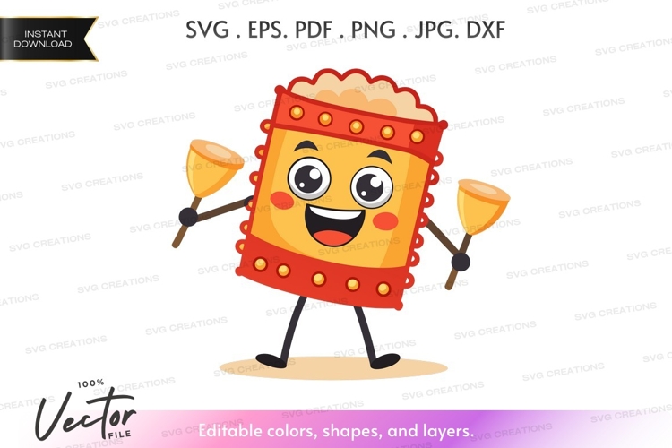 Popcorn Clipart Image 24