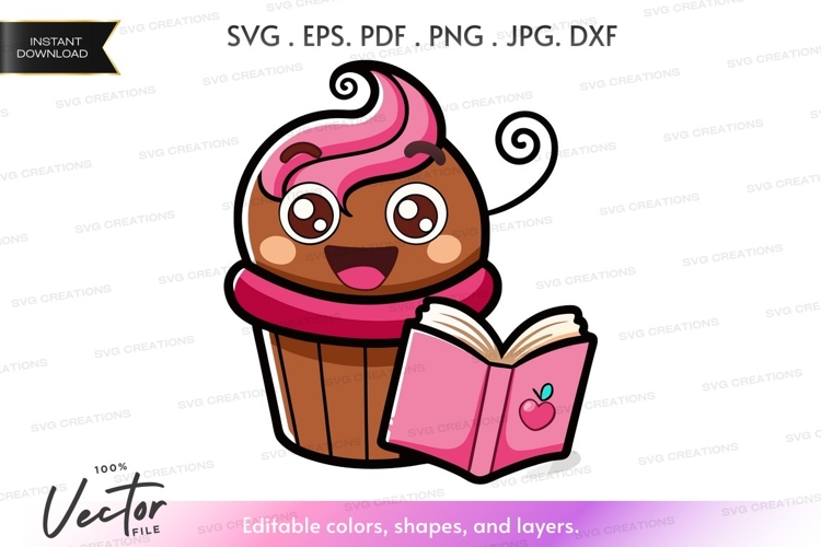 Cartoon Cupcake  Image 8