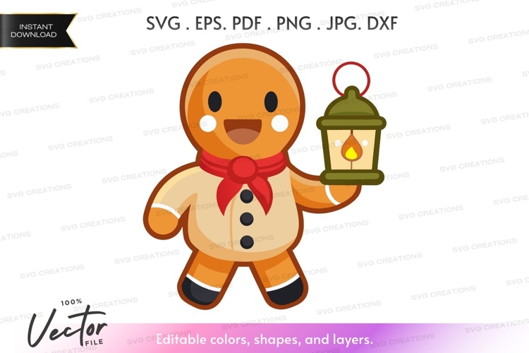 Gingerbread Clipart Image 15
