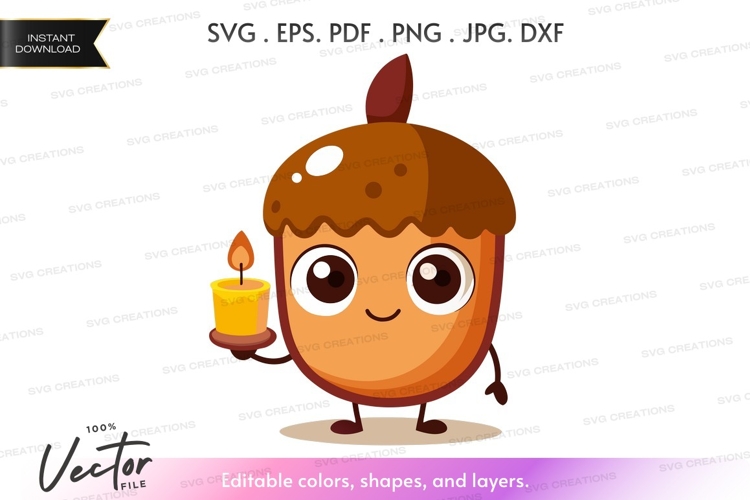 Acorn Illustration Image 24