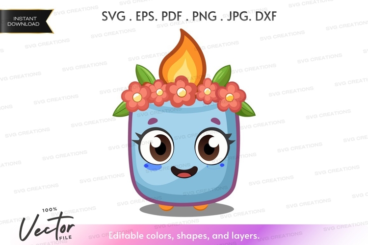 Candle Flame Clipart Image 3
