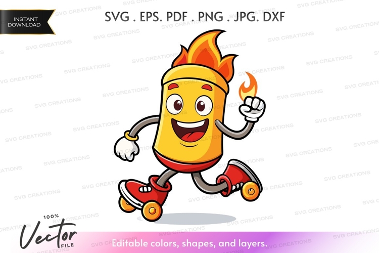 Candle Flame Clipart Image 8