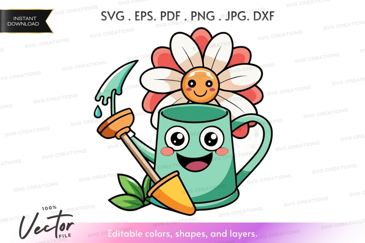 Watering Can Clipart