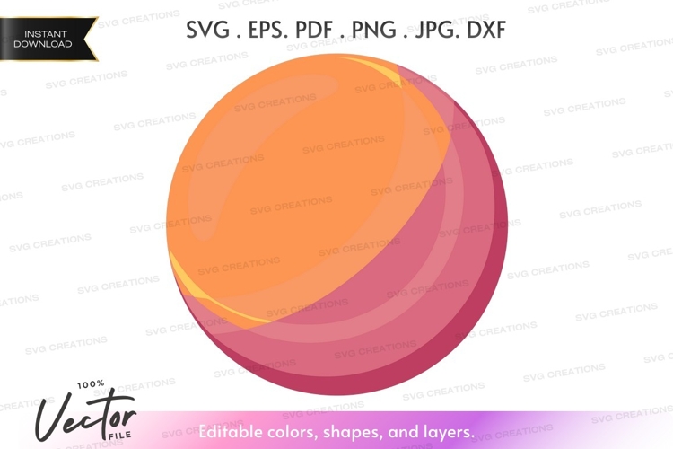 Peach Vector Image 12