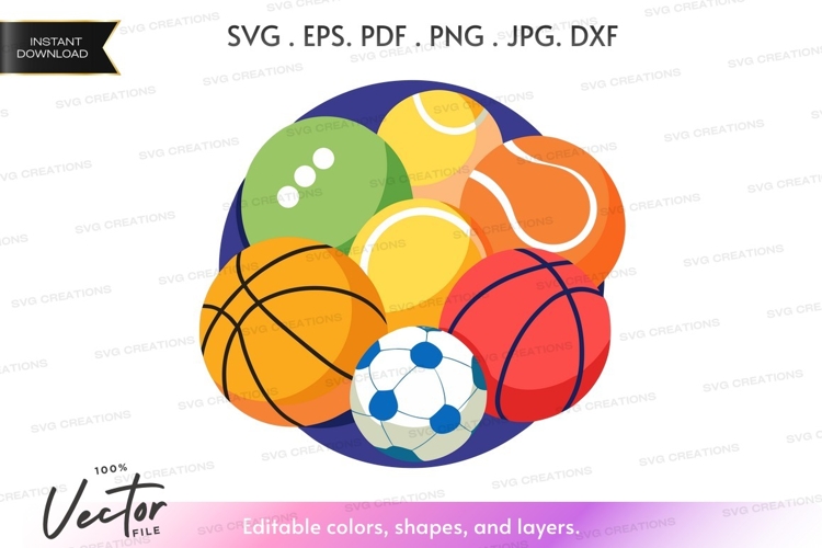 Sports Balls Clipart Image 11