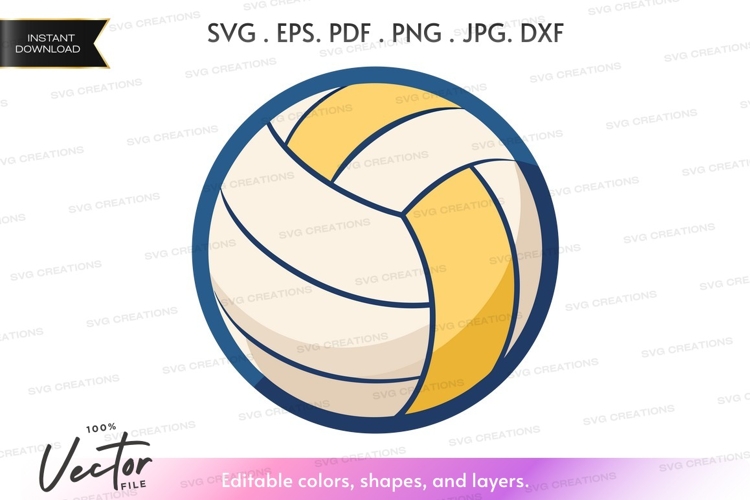 Volleyball Vector Image 8