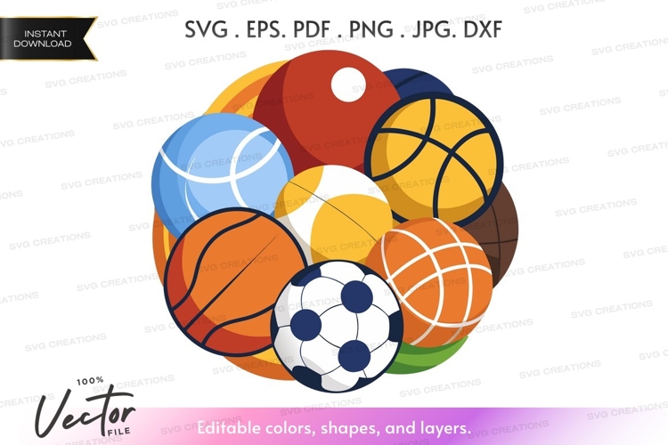 Sports Balls Clipart Image 13
