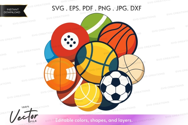 Sports Balls Clipart Image 10