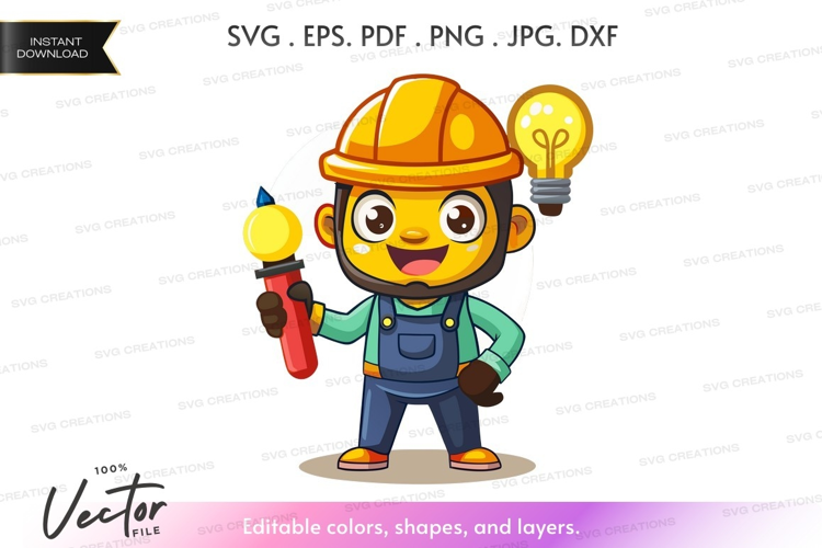 Innovative construction worker
