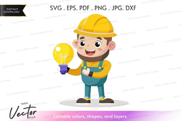 Innovative construction worker