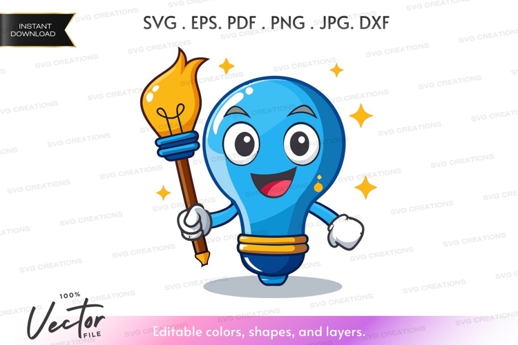 Lightbulb Vector Image 19