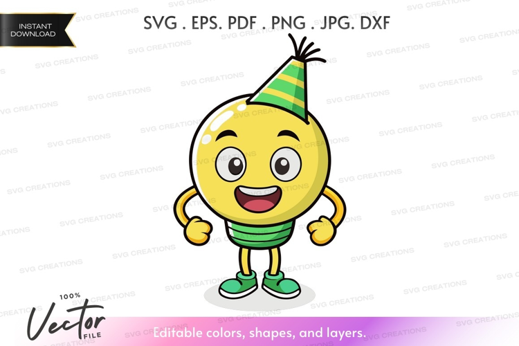 Happy lemon celebrating