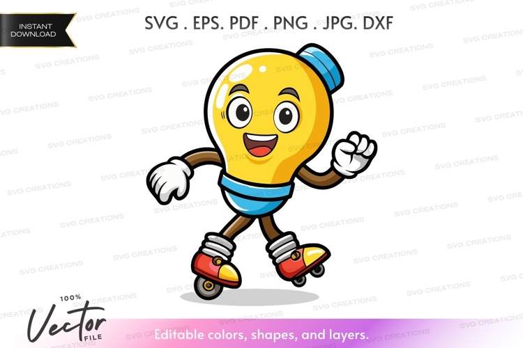 Lightbulb Vector Image 9