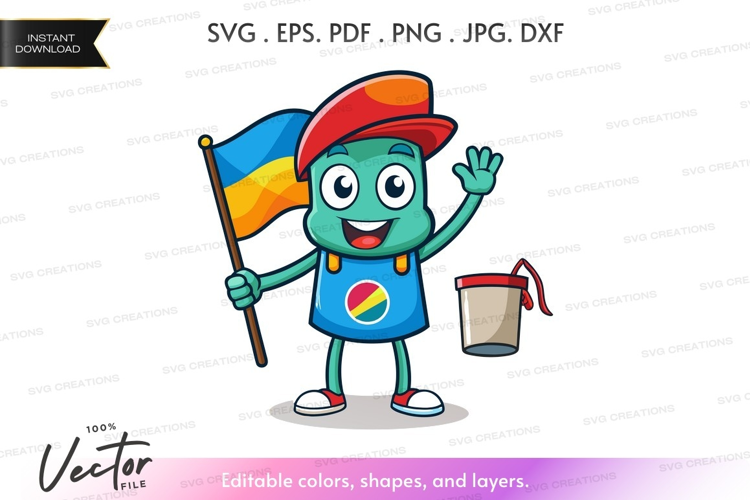 Ukrainian celebration character