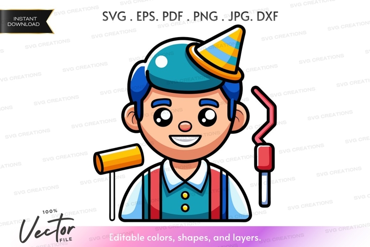 Clown Clipart Image 14