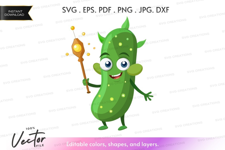 Magical pickle character