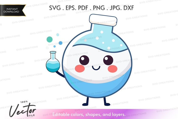 Cute science experiment bottle