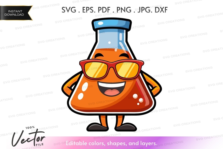 Science Beaker Clipart Image 15