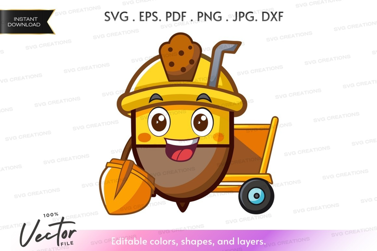 Construction worker acorn