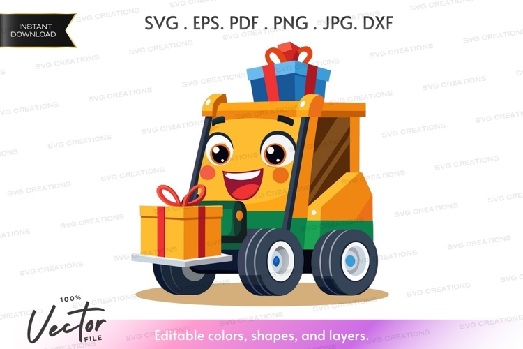 Truck Vector Image 12