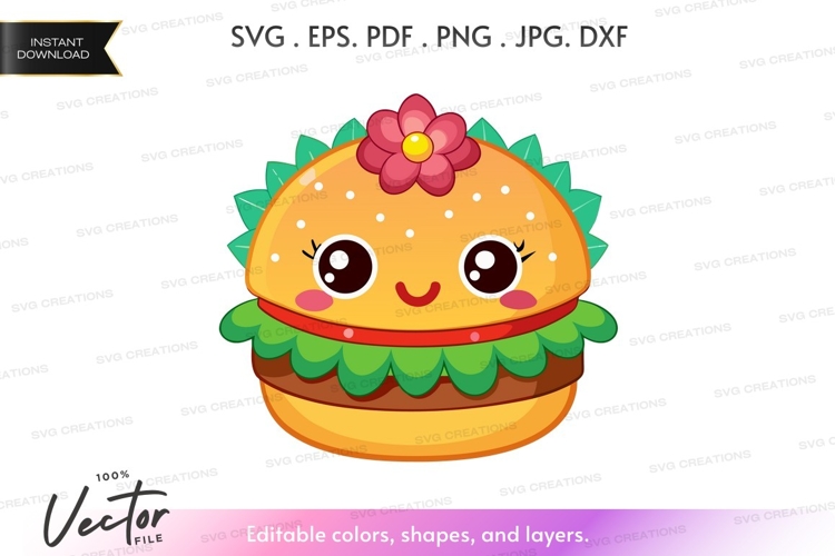 Burger Clipart Image 17