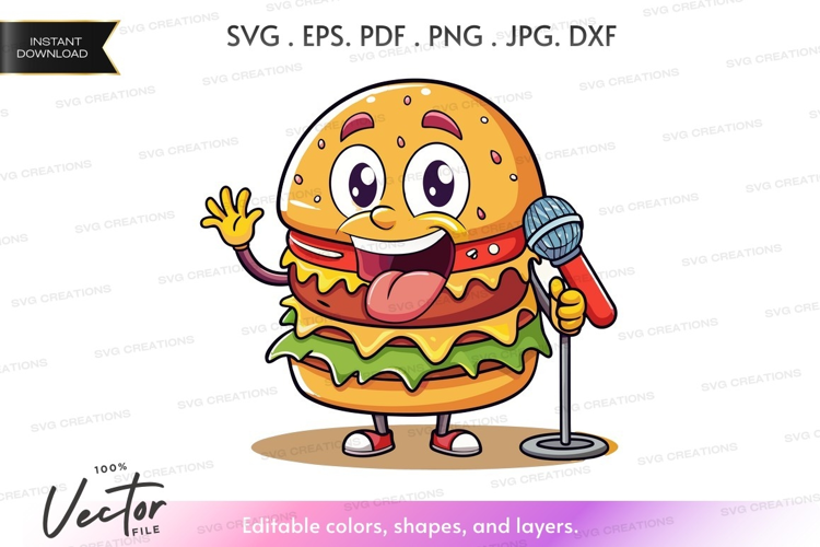 Singing hamburger
