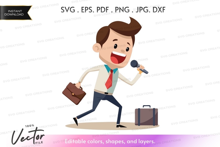 Businessman Clipart Image 5