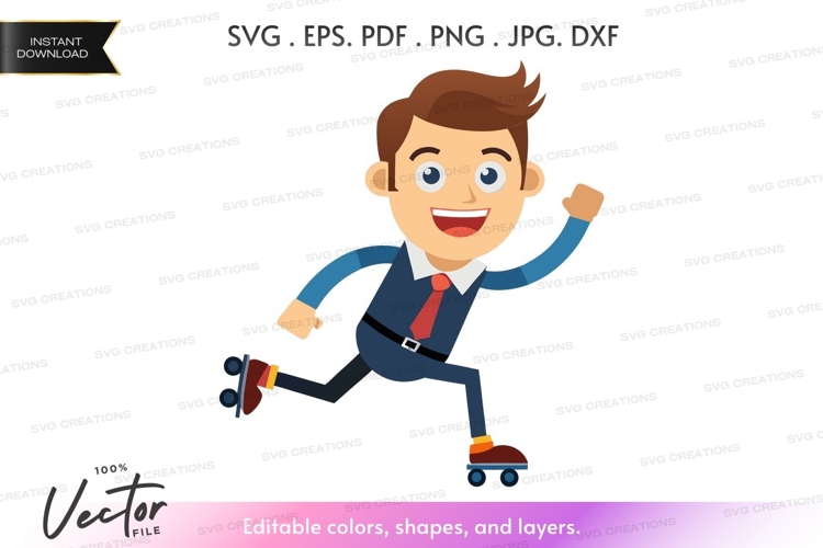 Businessman Clipart Image 4