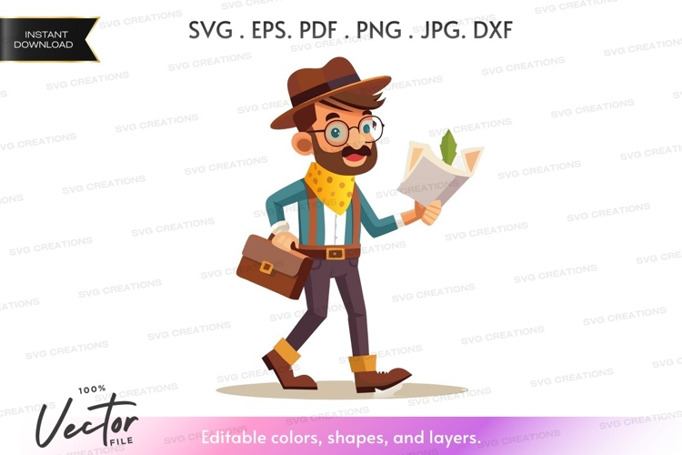 Traveler Clipart Image 12