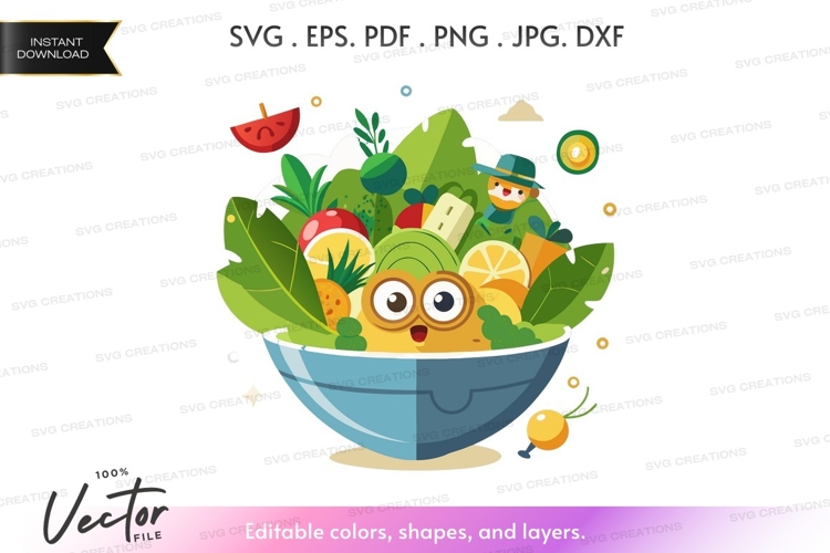 Salad Clipart Image 10