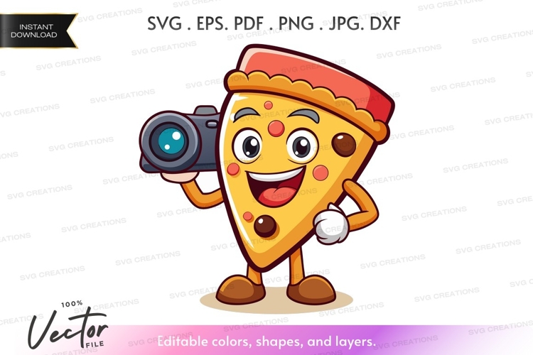Pizza slice photographer