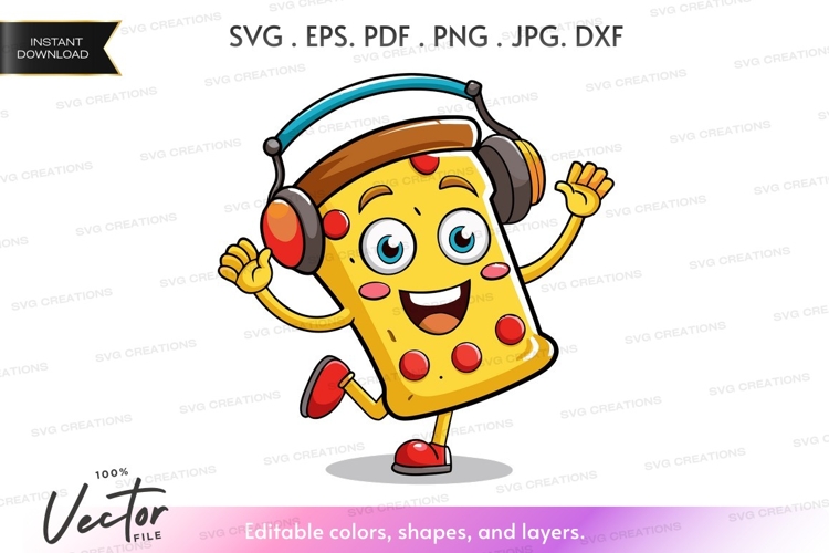 Happy spongebob listening to music
