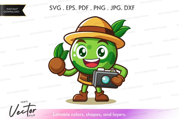 Adventurous avocado explorer