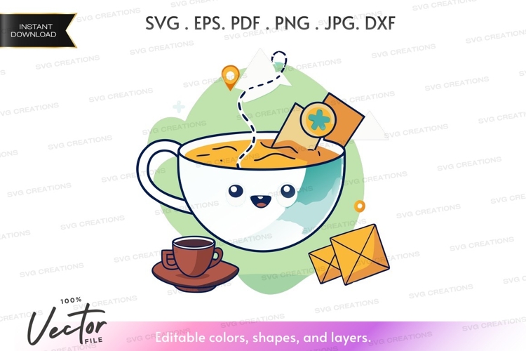 Tea Cup Clipart Image 24