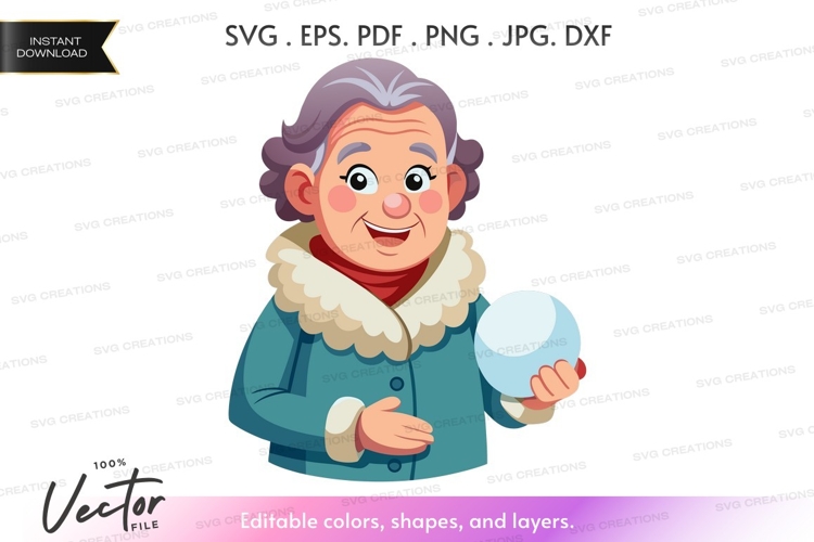 Grandmother Clipart Image 22