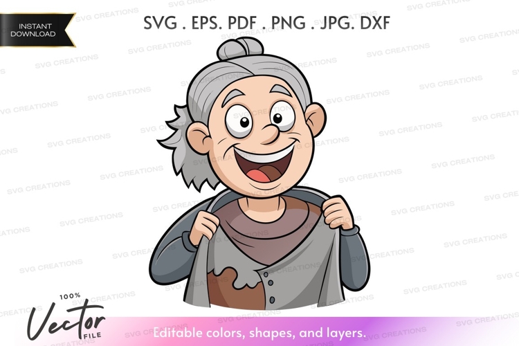 Grandma Silhouette Image 11